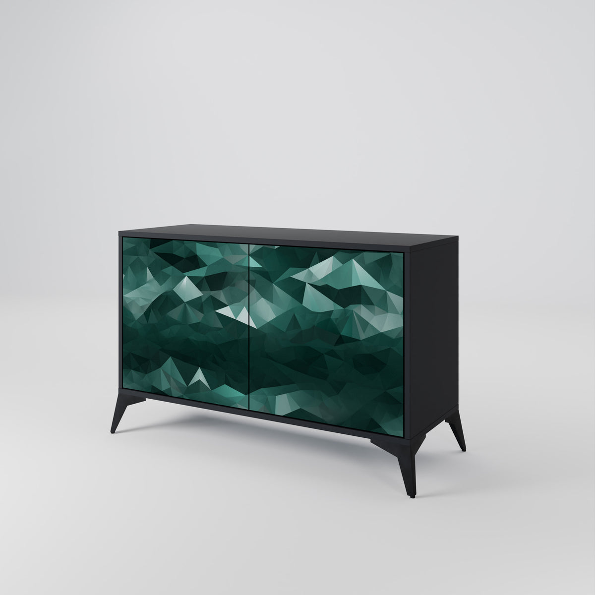 POLYGONAL FLOATING 2-Door Sideboard