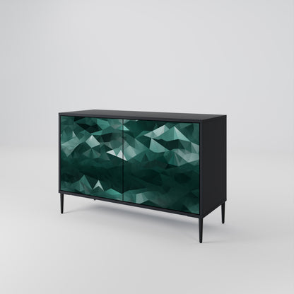 POLYGONAL FLOATING 2-Door Sideboard