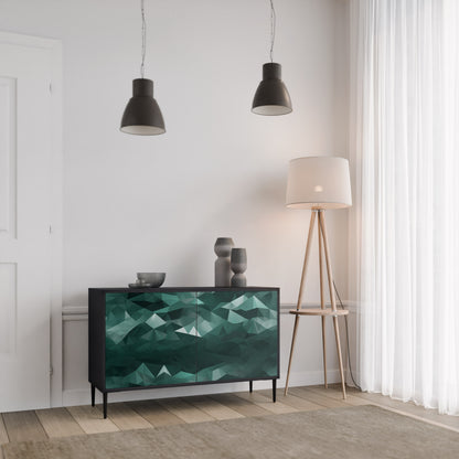 POLYGONAL FLOATING 2-Door Sideboard