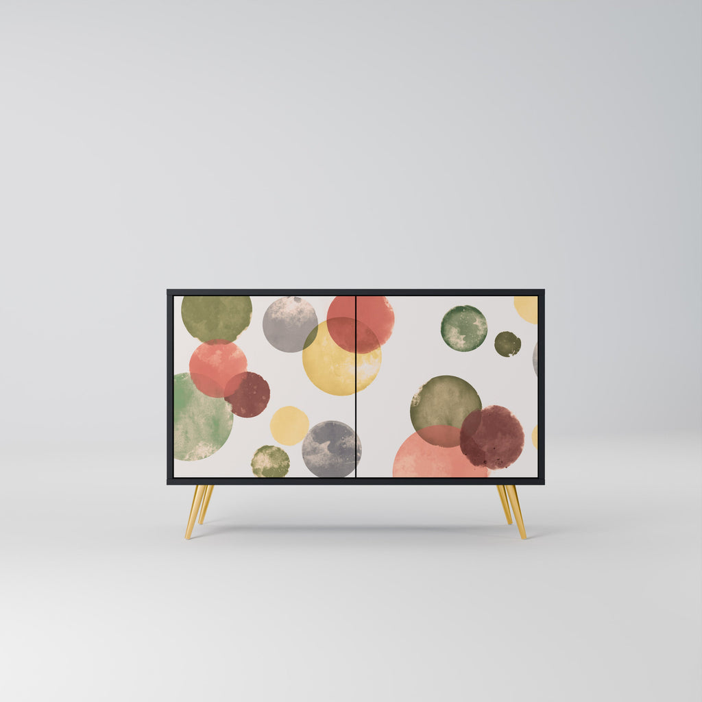 FLEETING HAPPINESS 2-Door Sideboard in Black Finish