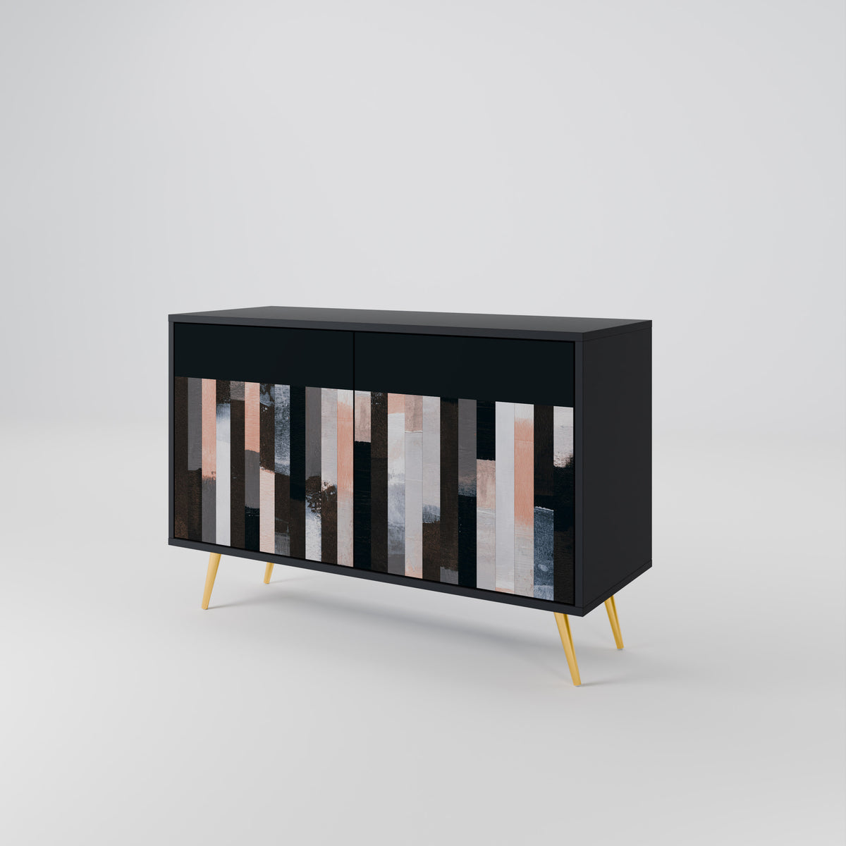 COLLAGE OF RECTANGLES 2-Door Sideboard