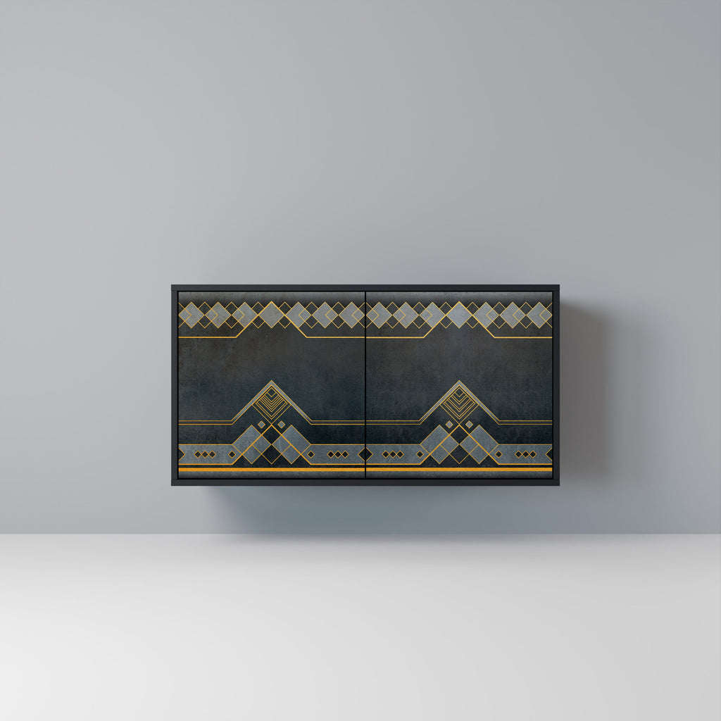 ROYAL ORDINARINESS 2-Door Sideboard in Black Finish