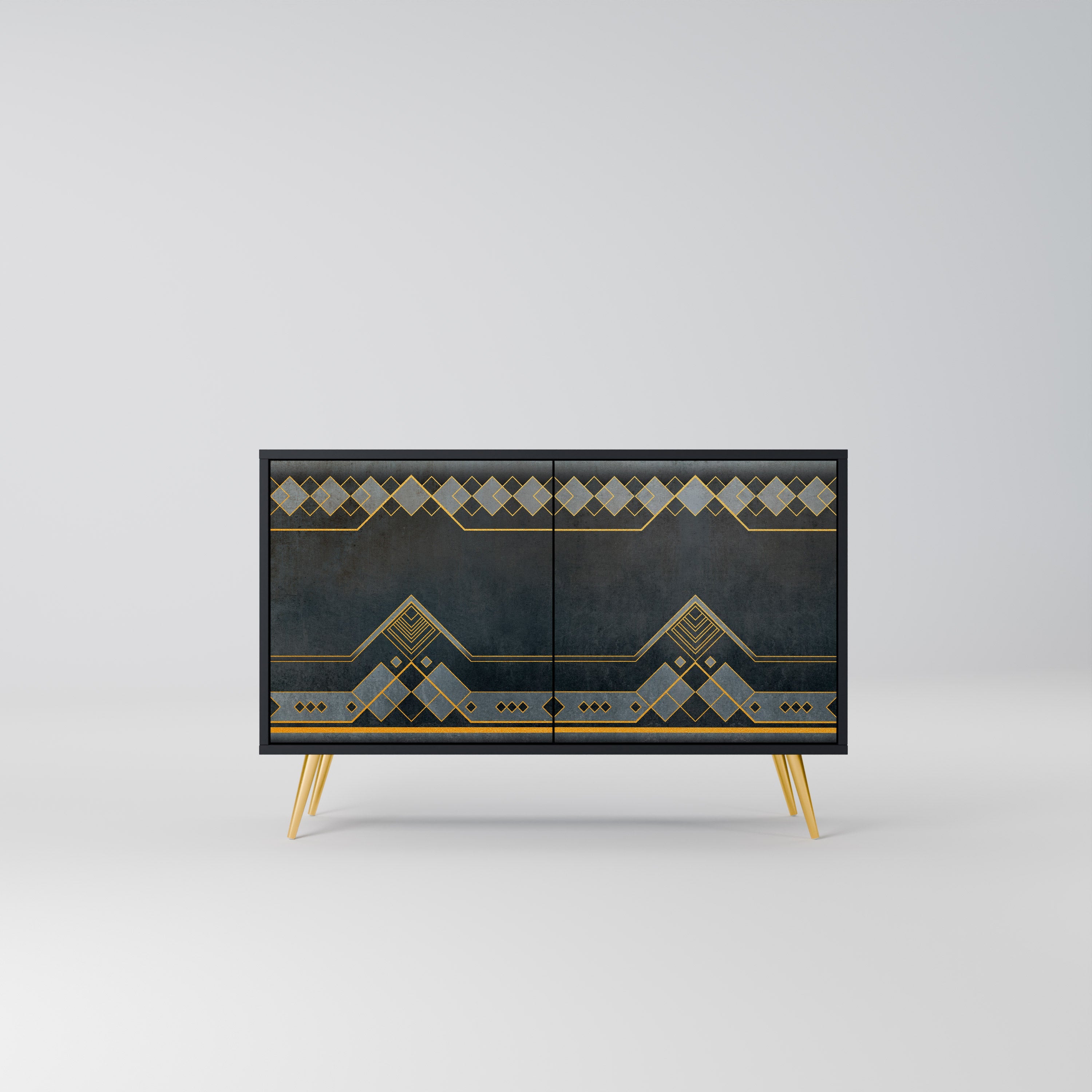 ROYAL ORDINARINESS 2-Door Sideboard in Black Finish