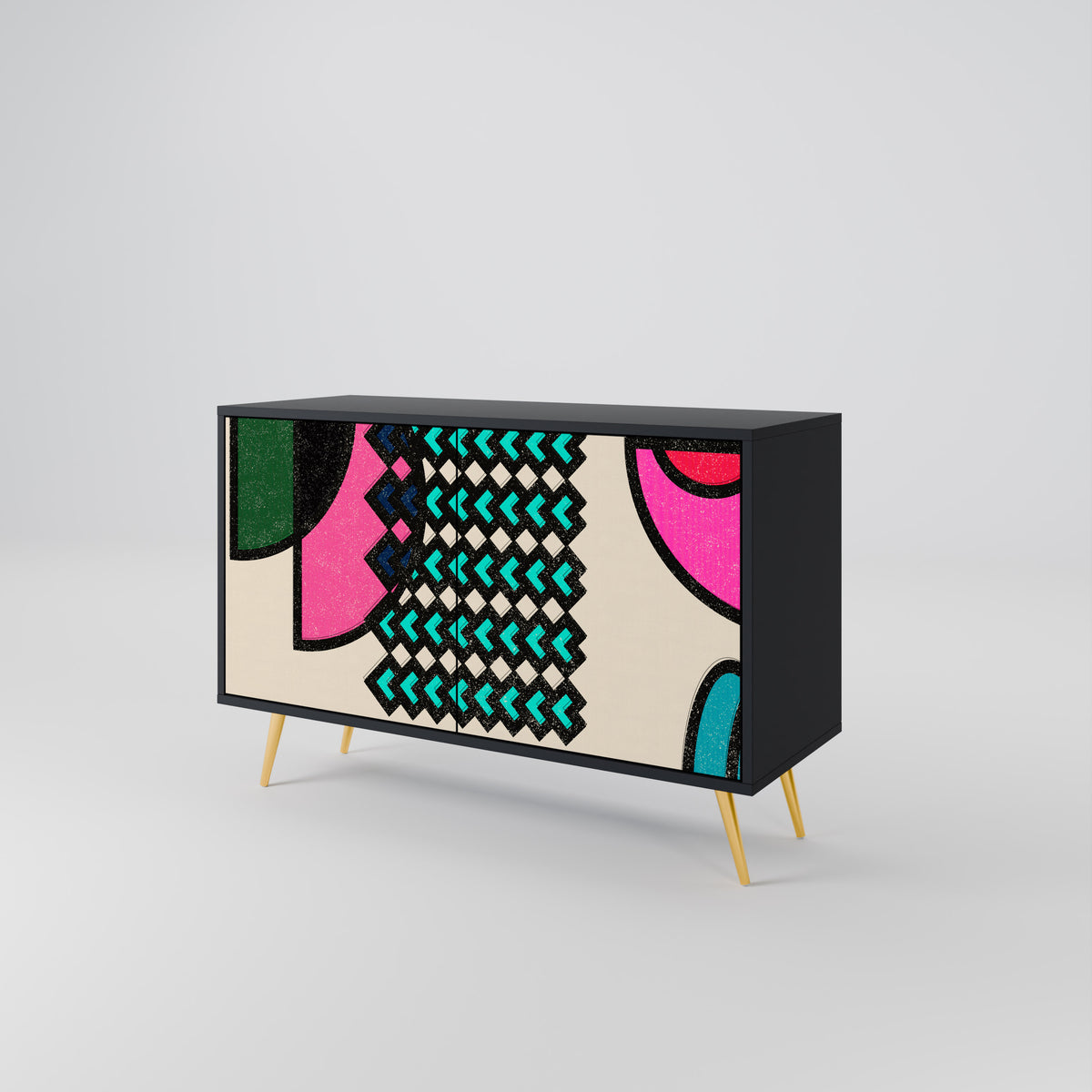 GEOMETRIC RHAPSODY 2-Door Sideboard