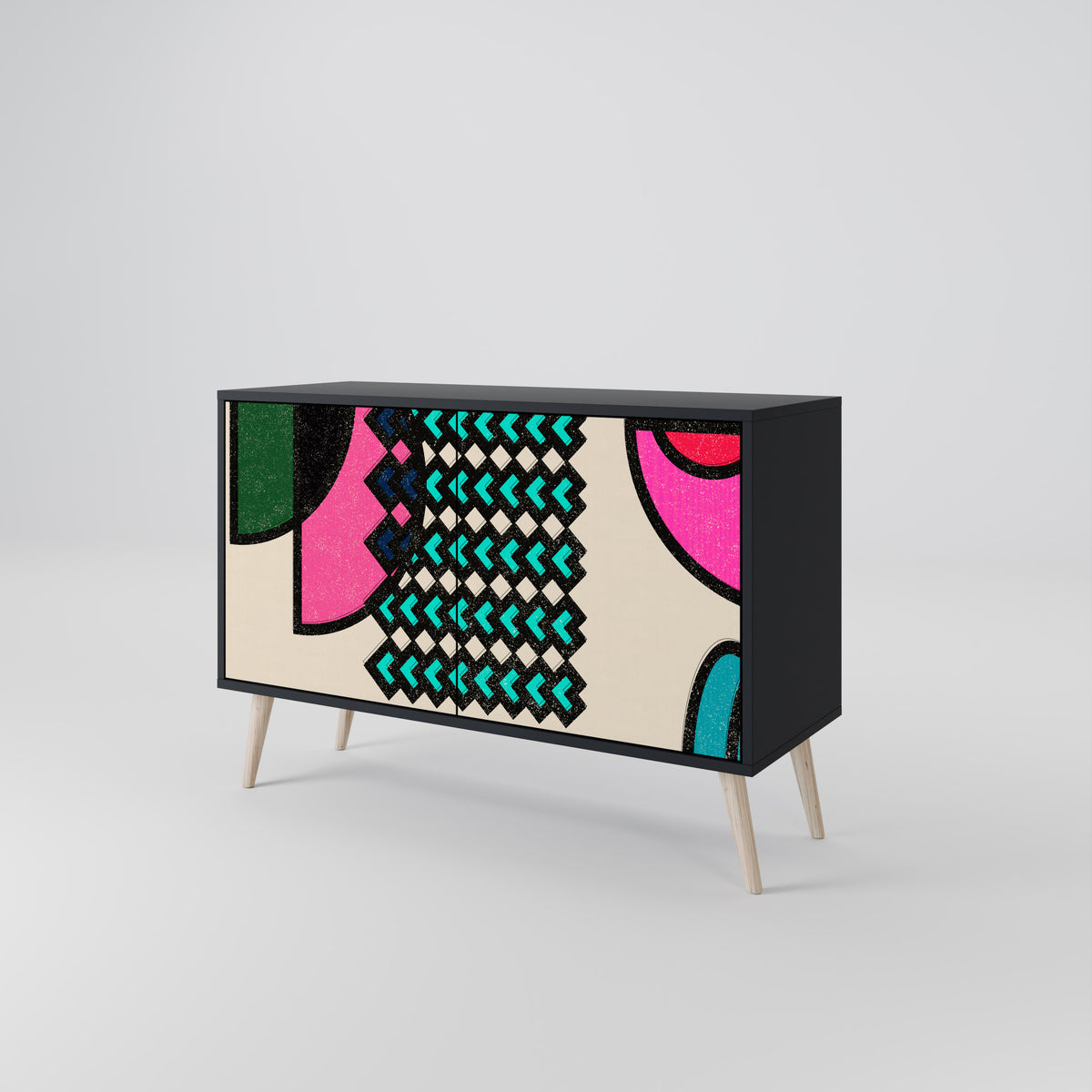 GEOMETRIC RHAPSODY 2-Door Sideboard