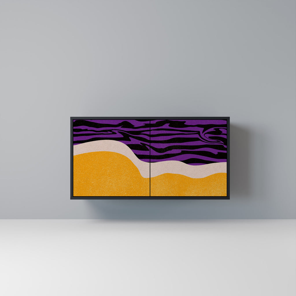 INDEPENDENT BORDER 2-Door Sideboard in Black Finish