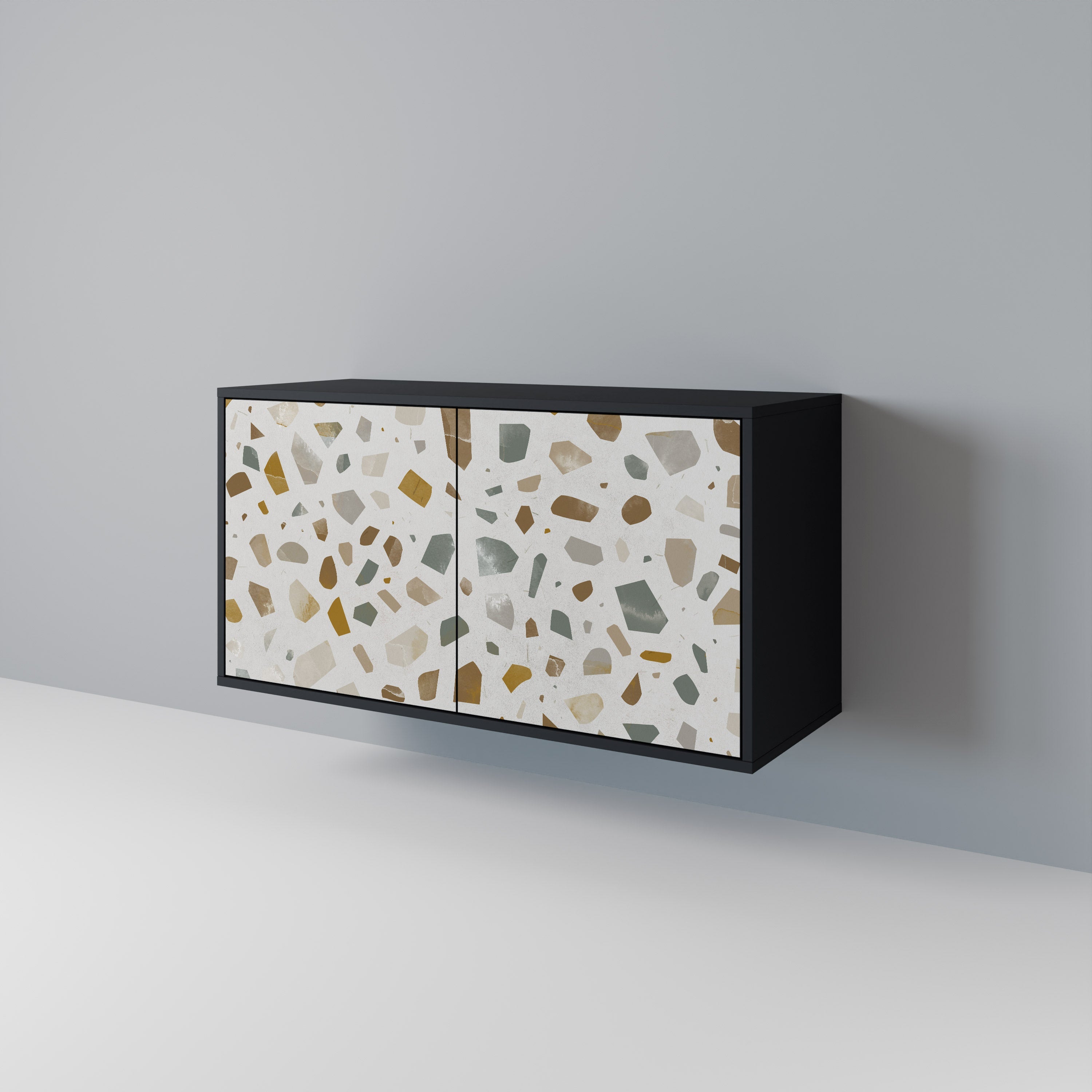 PIECES OF TOMORROW 2-Door Sideboard in Black Finish