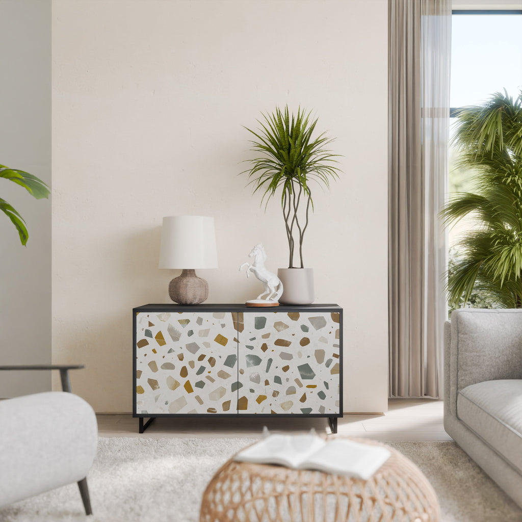 PIECES OF TOMORROW 2-Door Sideboard in Black Finish