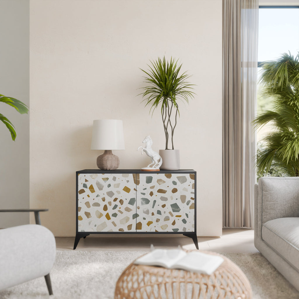 PIECES OF TOMORROW 2-Door Sideboard in Black Finish