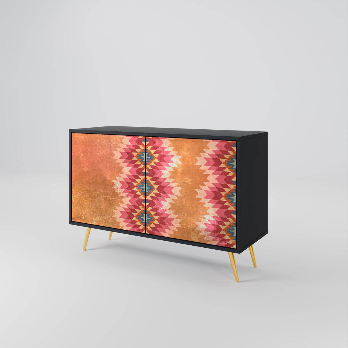 INDIAN FOLK 2-Door Sideboard