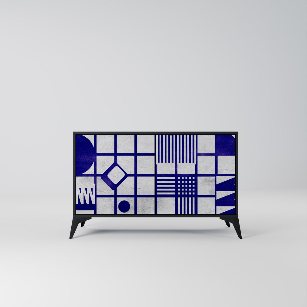 THE RIGHT PLACES 2-Door Sideboard in Black Finish