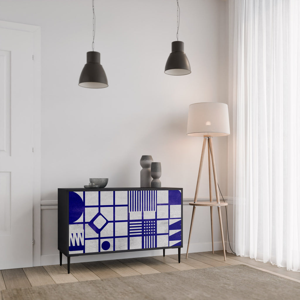 THE RIGHT PLACES 2-Door Sideboard in Black Finish