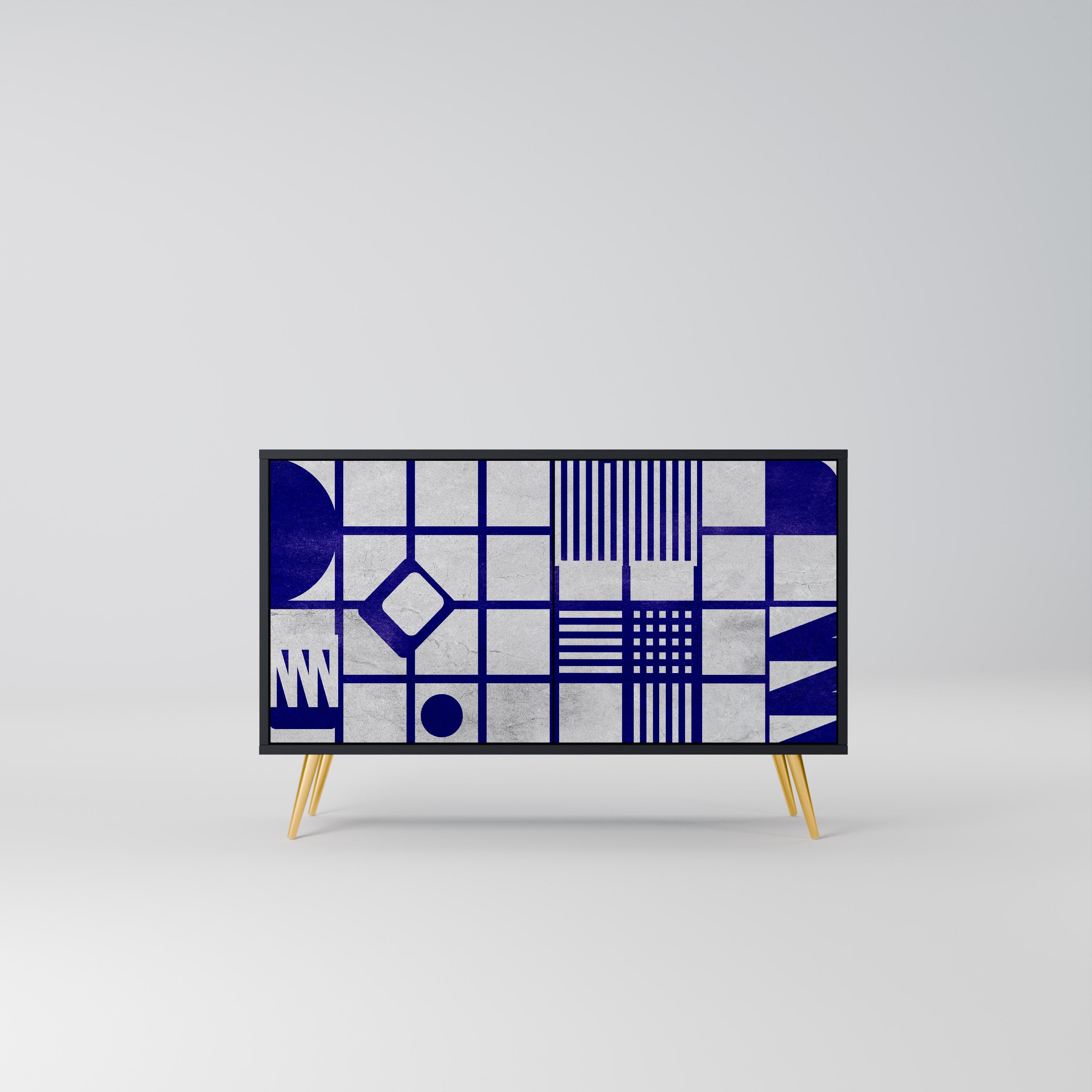 THE RIGHT PLACES 2-Door Sideboard in Black Finish