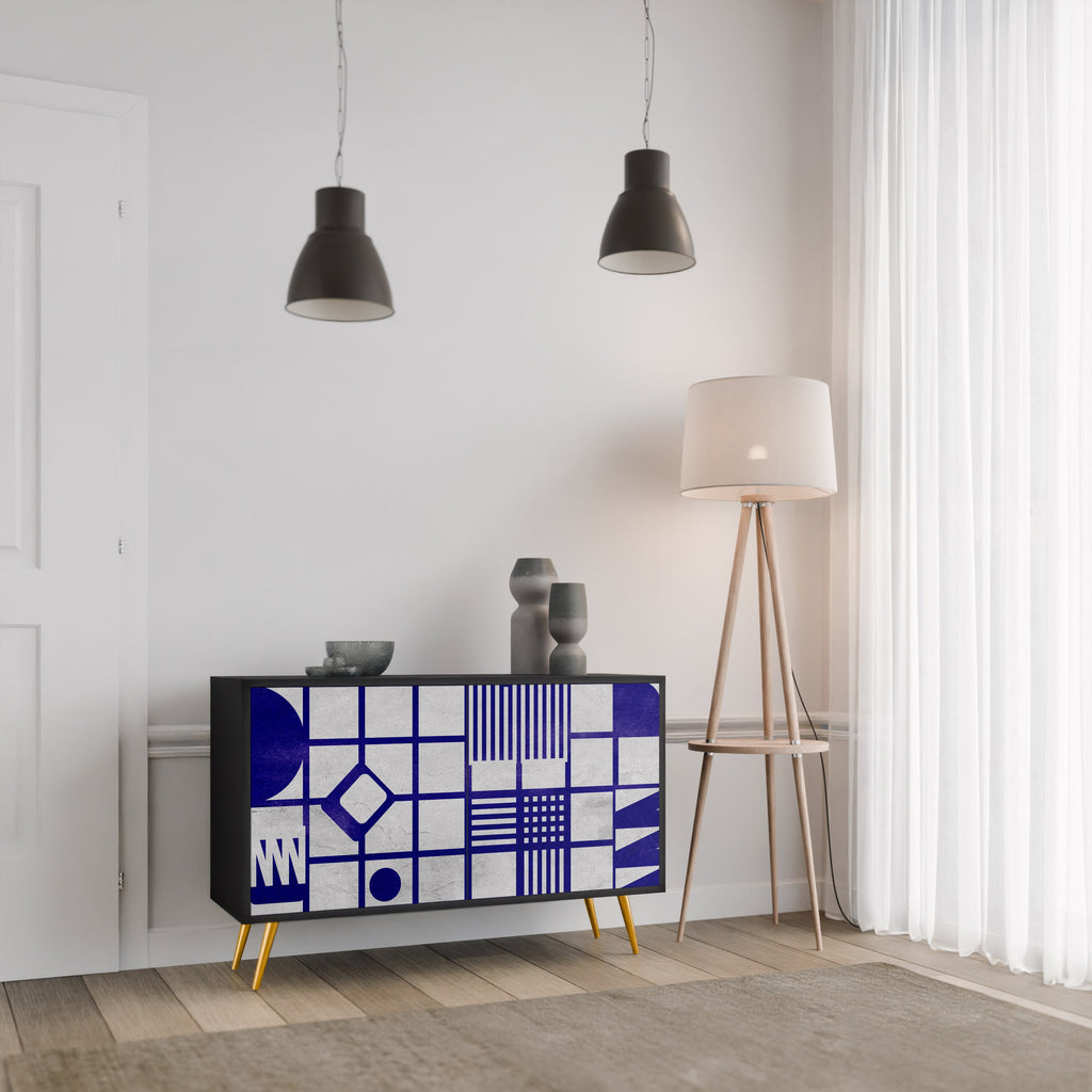 THE RIGHT PLACES 2-Door Sideboard in Black Finish