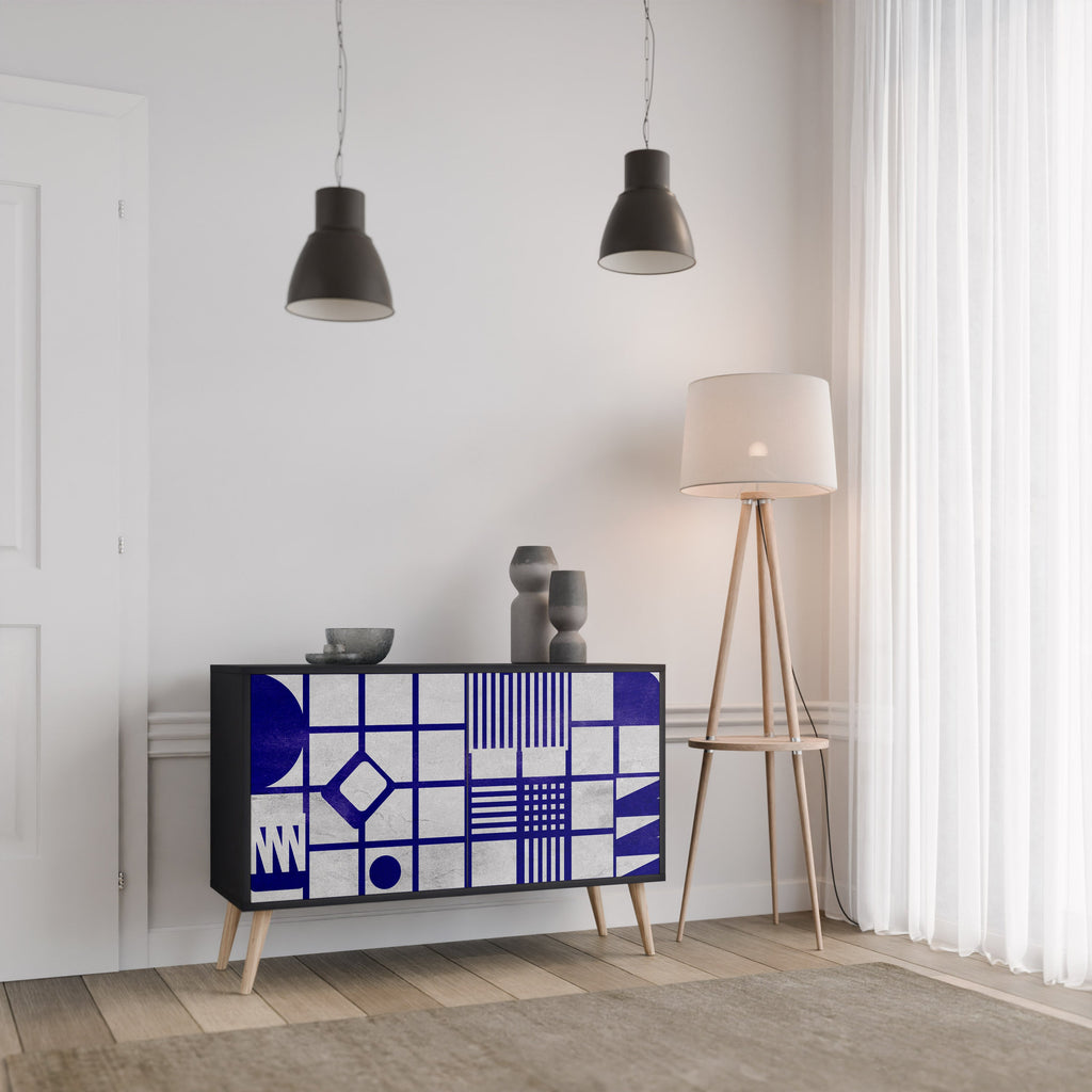 THE RIGHT PLACES 2-Door Sideboard in Black Finish