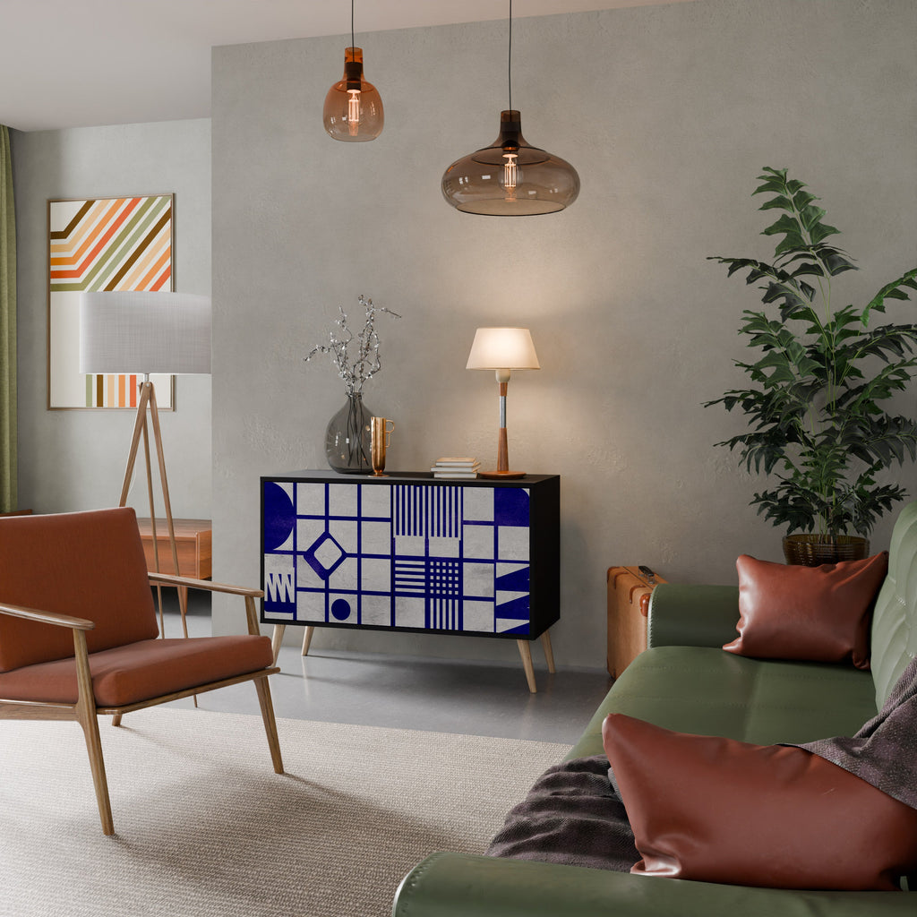 THE RIGHT PLACES 2-Door Sideboard in Black Finish