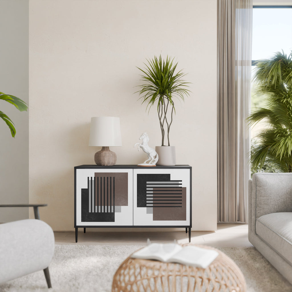 SHADOW SYNCHRONY 2-Door Sideboard in Black Finish