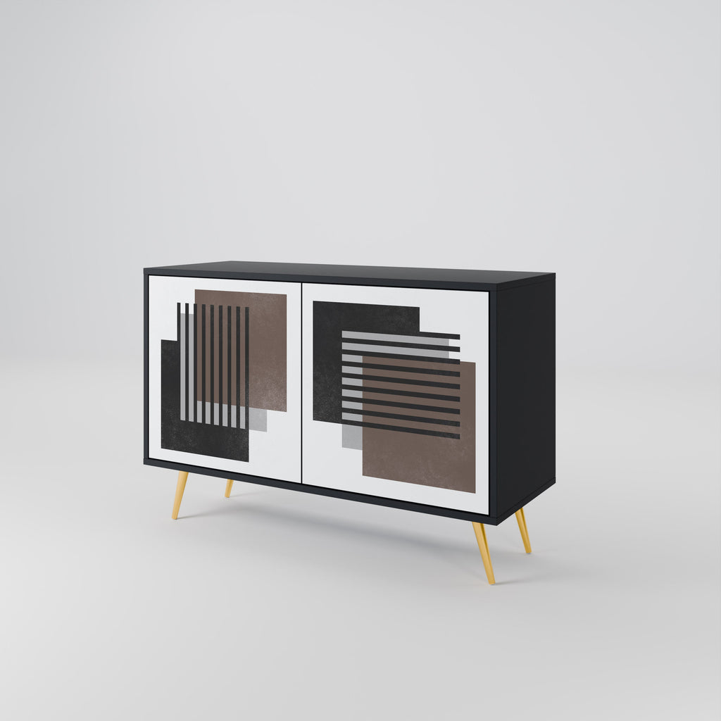 SHADOW SYNCHRONY 2-Door Sideboard in Black Finish