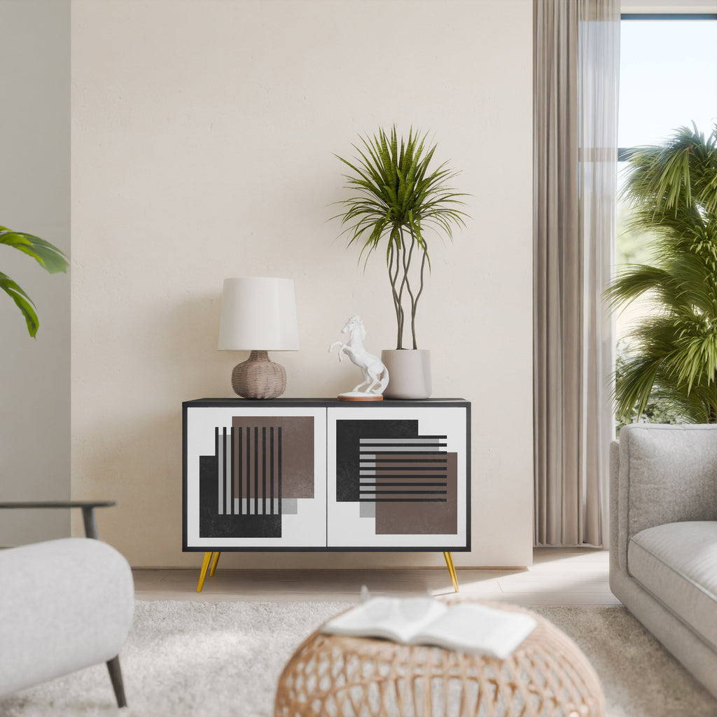 SHADOW SYNCHRONY 2-Door Sideboard in Black Finish