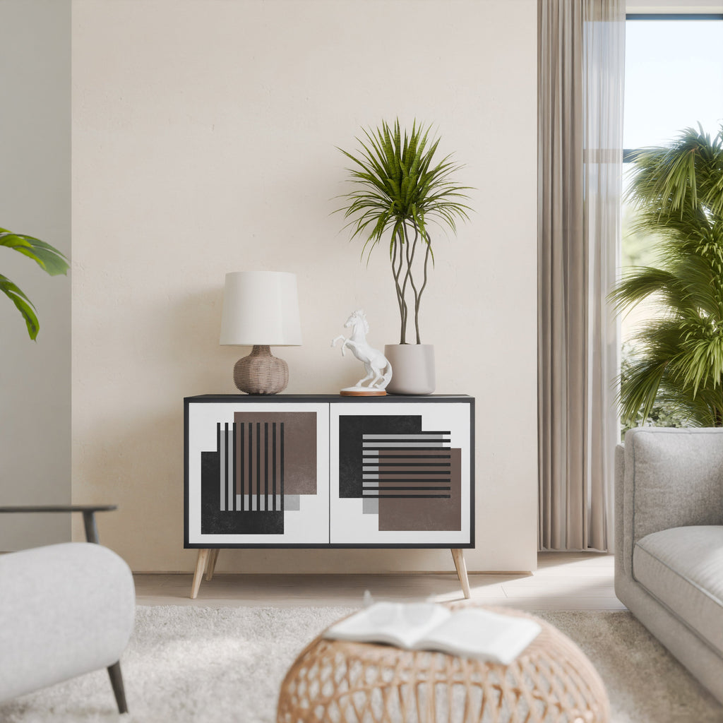 SHADOW SYNCHRONY 2-Door Sideboard in Black Finish