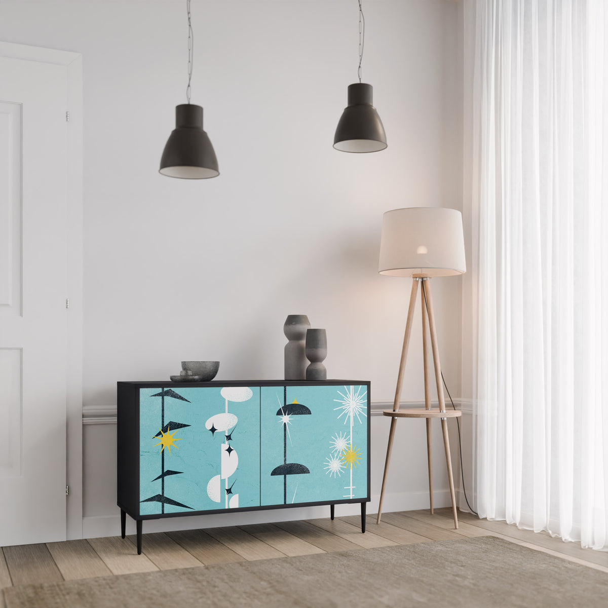 PATHS TO HAPPINESS 2-Door Sideboard