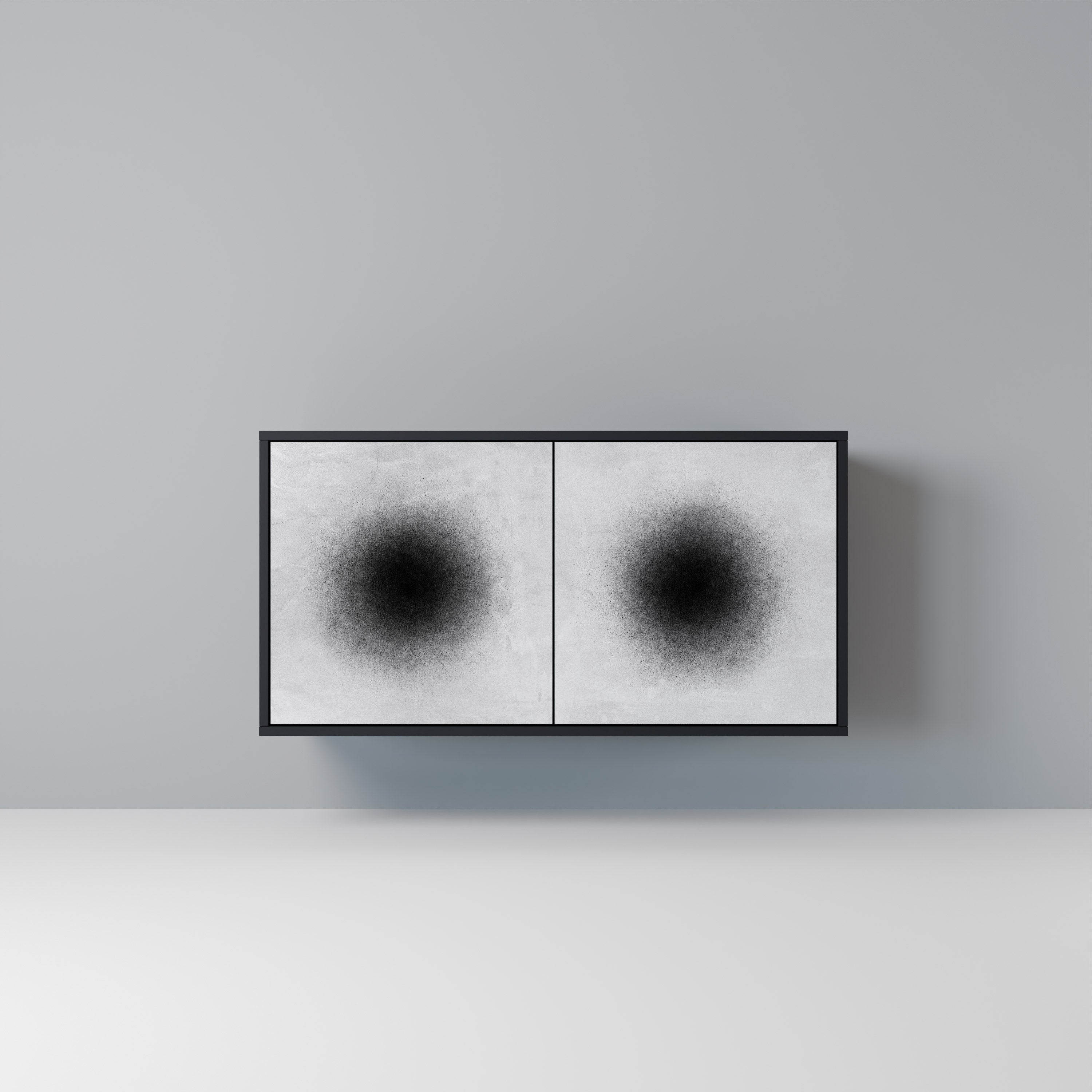 Buffet 2 portes BLACK HOLE finition noire