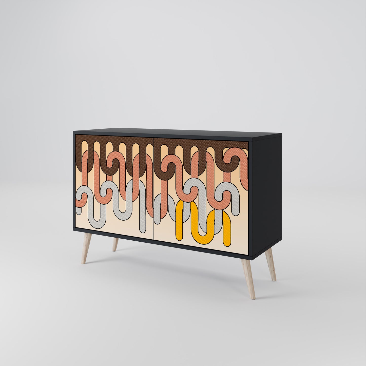 COLORFUL STRINGS 2-Door Sideboard