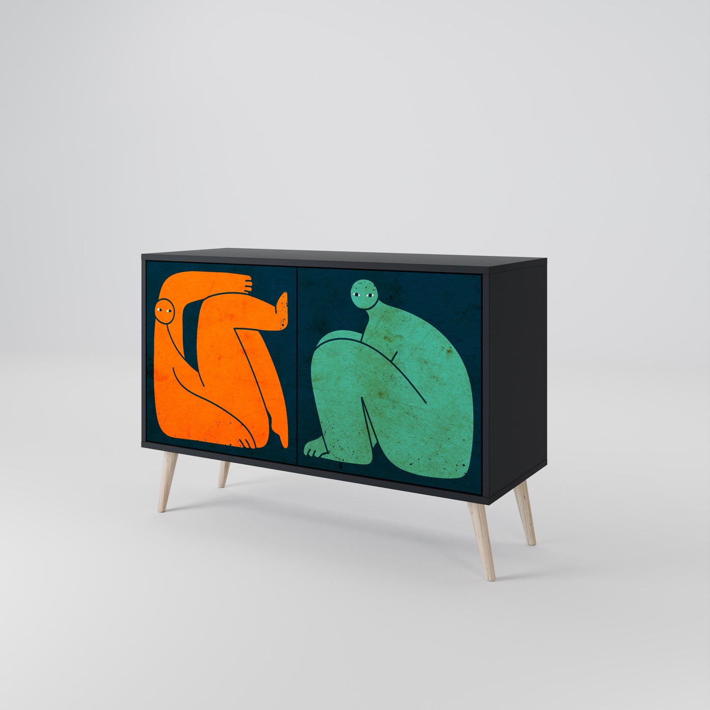 TOGETHER BUT SEPARATELY 2-Door Sideboard