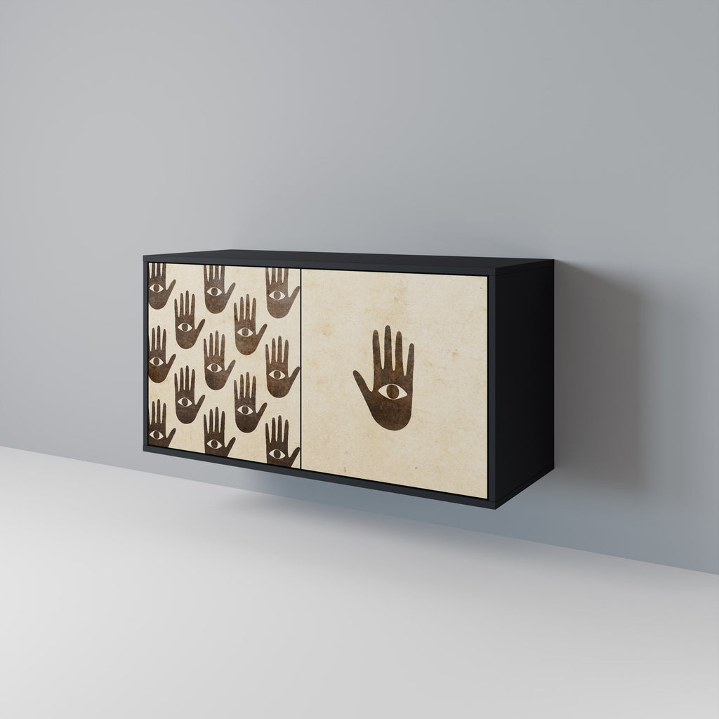 SEE MORE 2-Door Sideboard in Black Finish