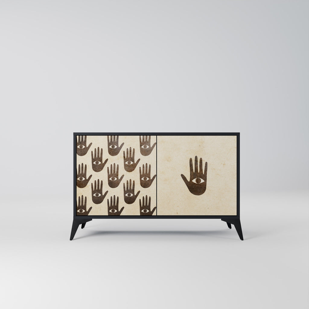 SEE MORE 2-Door Sideboard in Black Finish