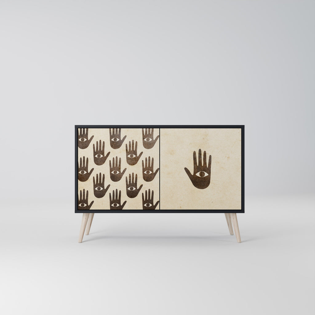 SEE MORE 2-Door Sideboard in Black Finish