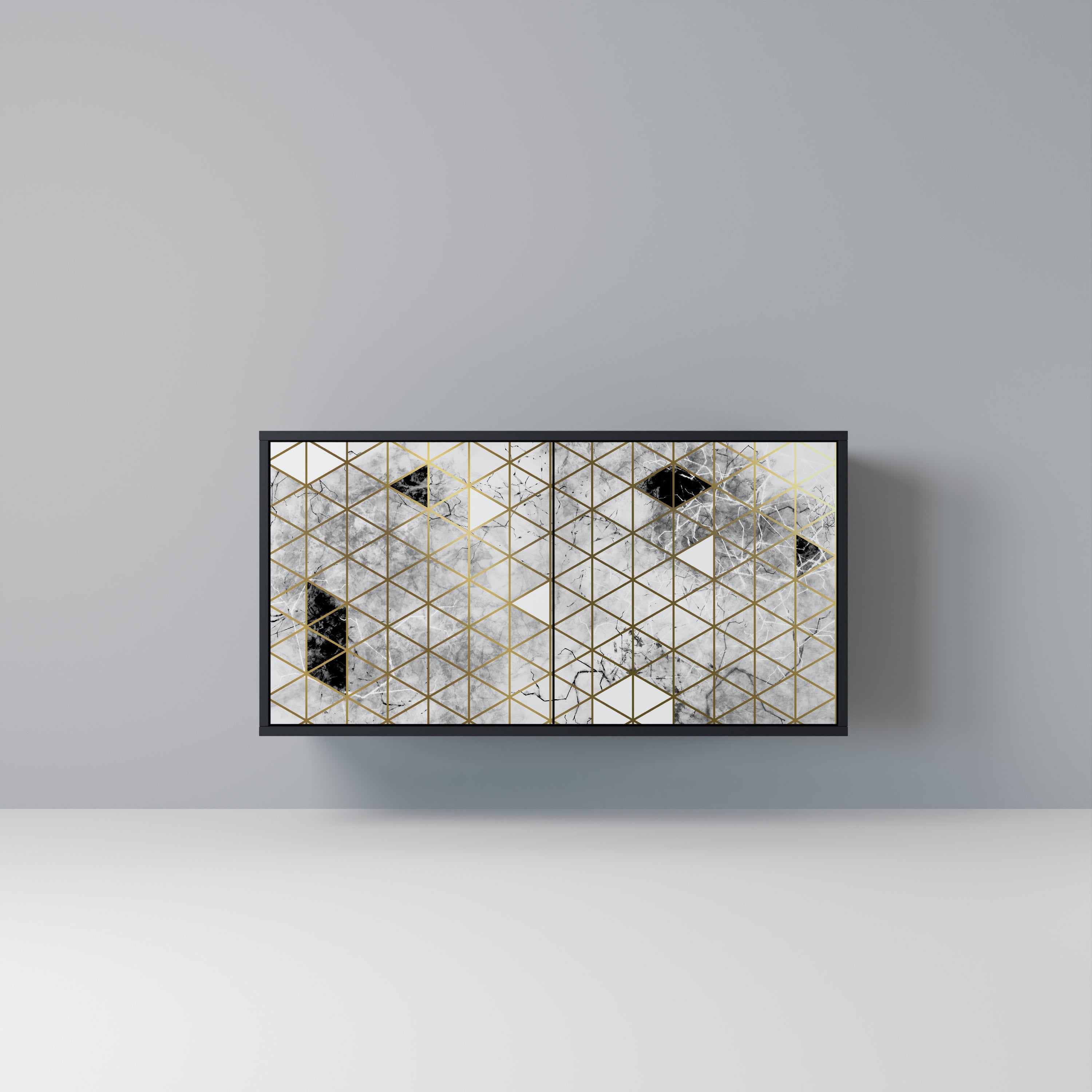 Buffet 2 portes ASHEN ARIA finition noire