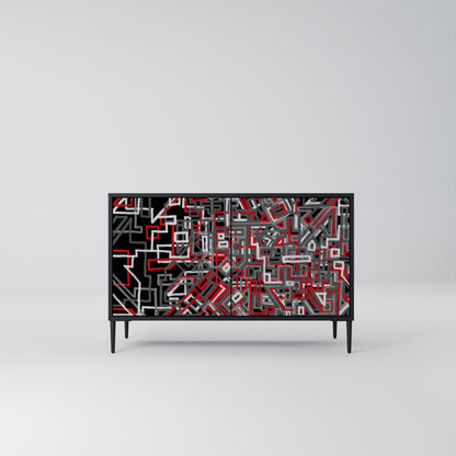BROKEN LINES 2-Door Sideboard