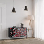 BROKEN LINES 2-Door Sideboard