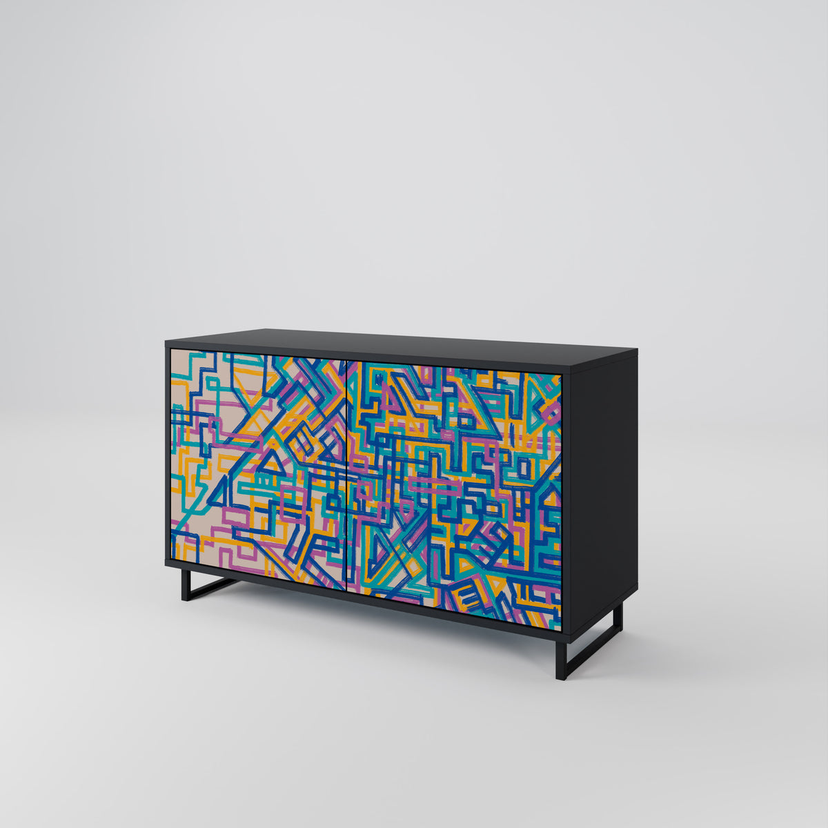 MEMORIES MAP 2-Door Sideboard