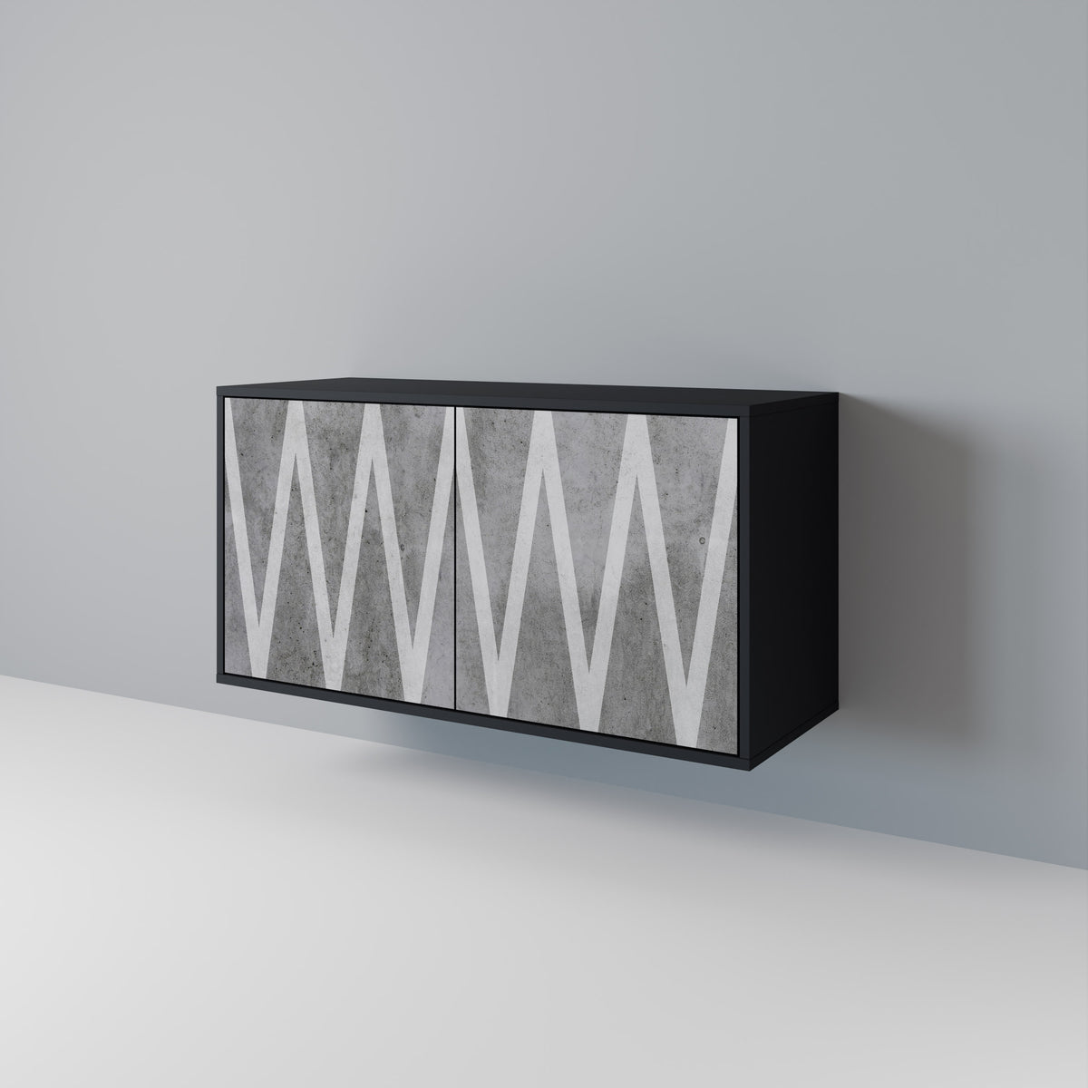 SOLID ZIG ZAG 2-Door Sideboard