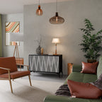 SOLID ZIG ZAG 2-Door Sideboard