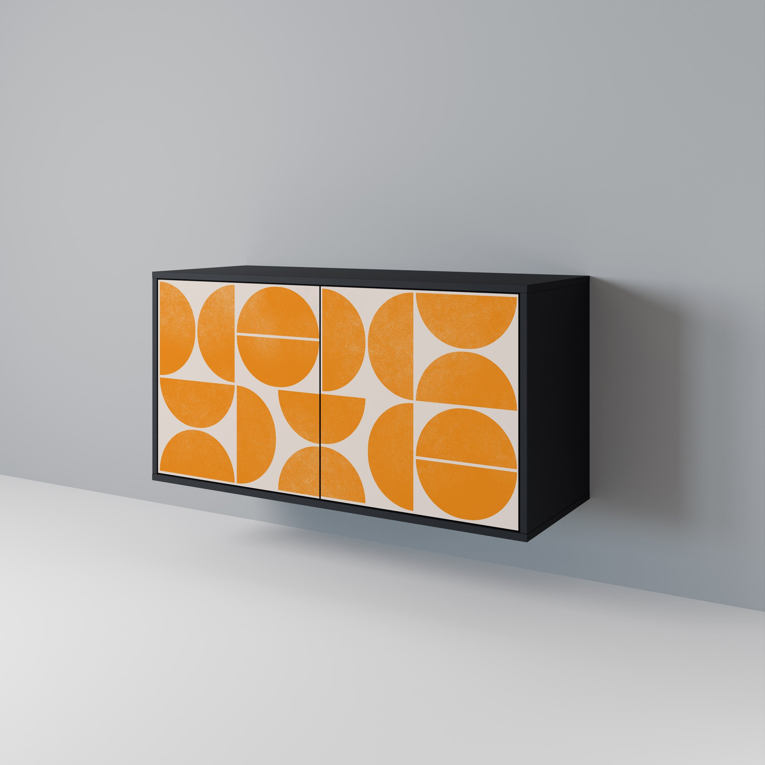 Buffet 2 portes RECURRING DREAMS en finition noire