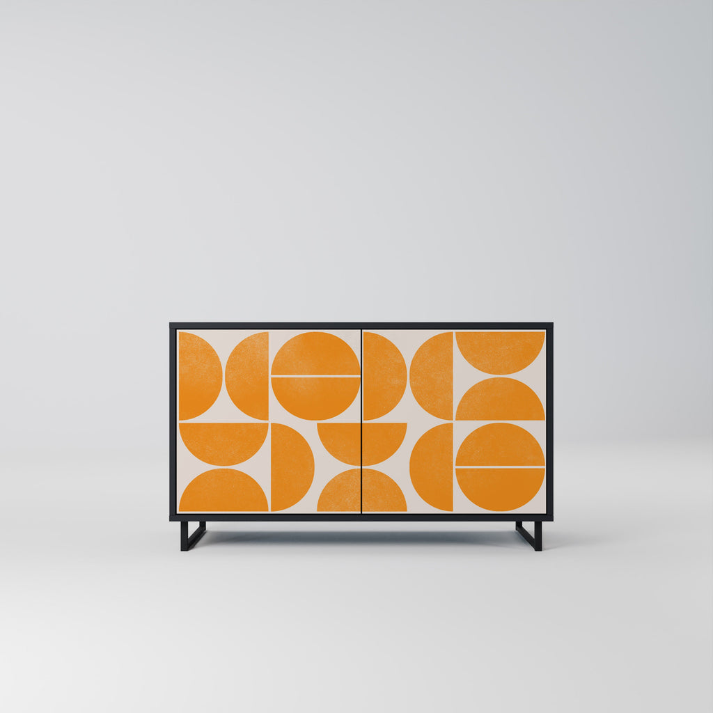 Buffet 2 portes RECURRING DREAMS en finition noire