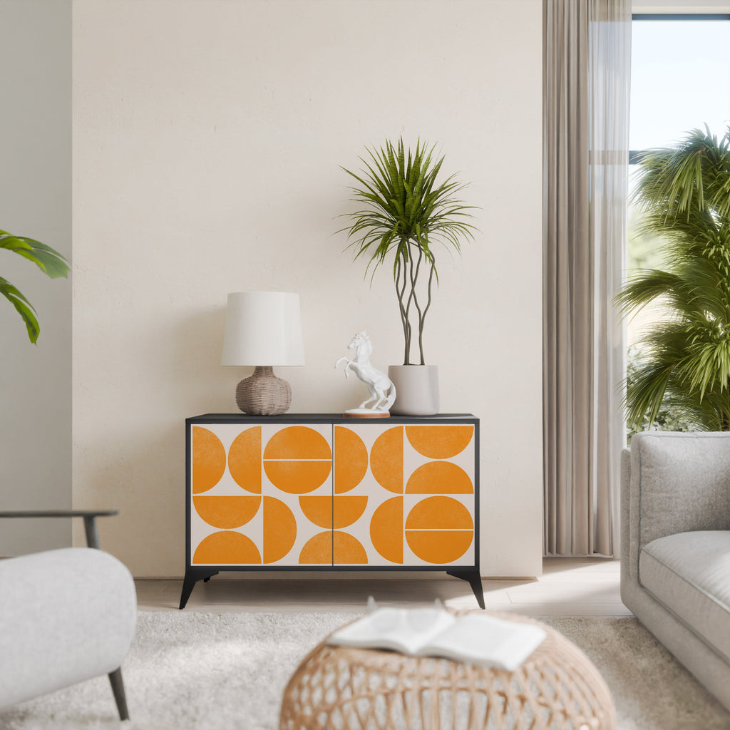 Buffet 2 portes RECURRING DREAMS en finition noire