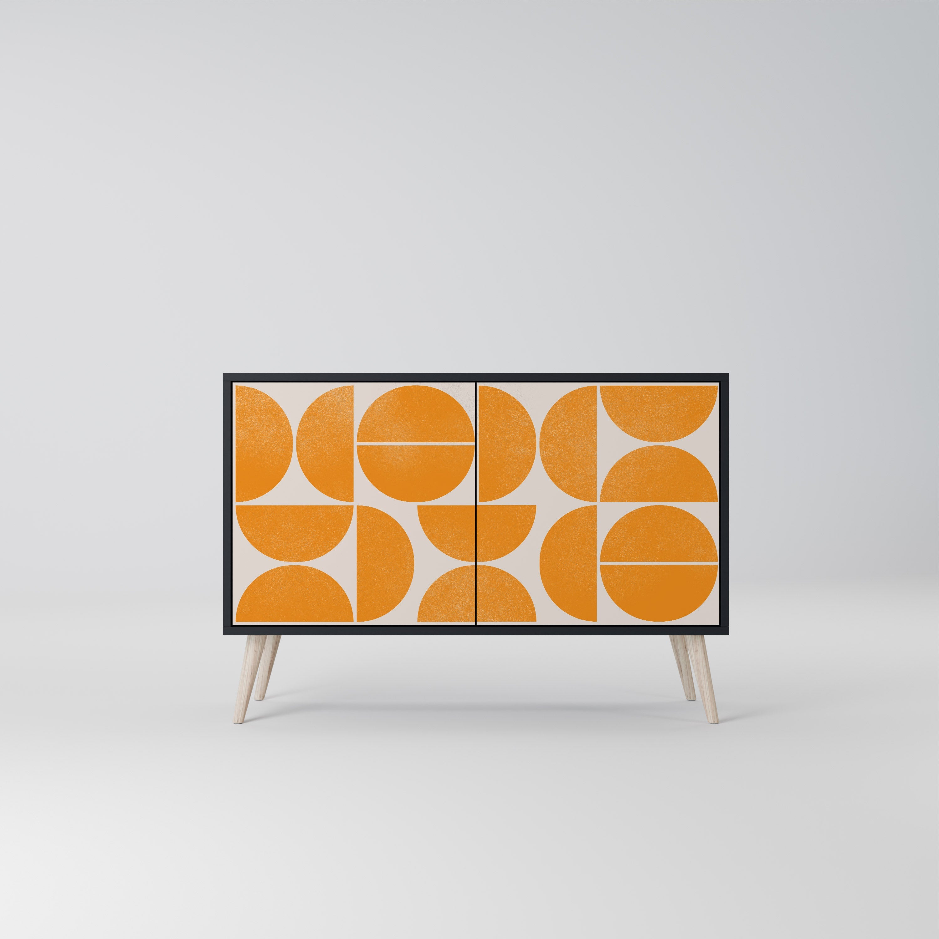 Buffet 2 portes RECURRING DREAMS en finition noire