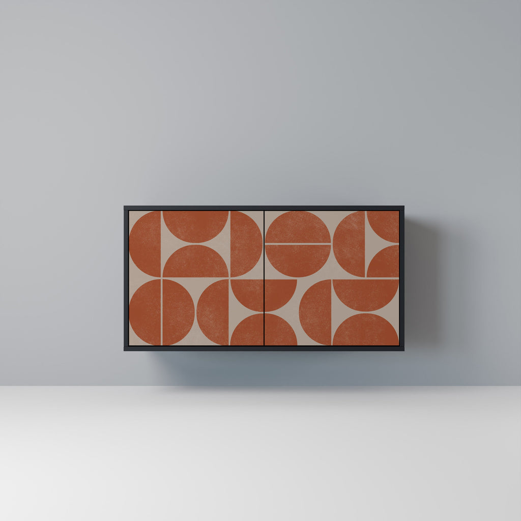 Buffet 2 portes REPETITION COMPULSION en finition noire