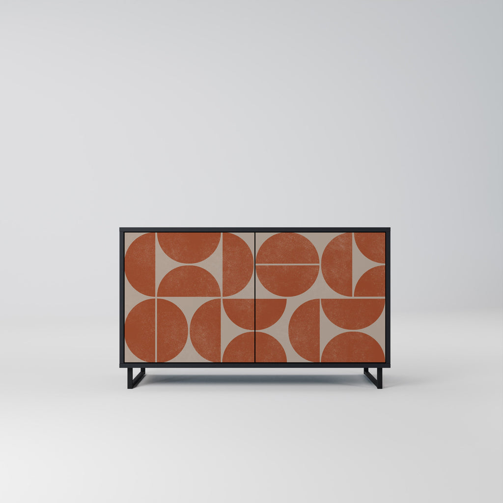 Buffet 2 portes REPETITION COMPULSION en finition noire