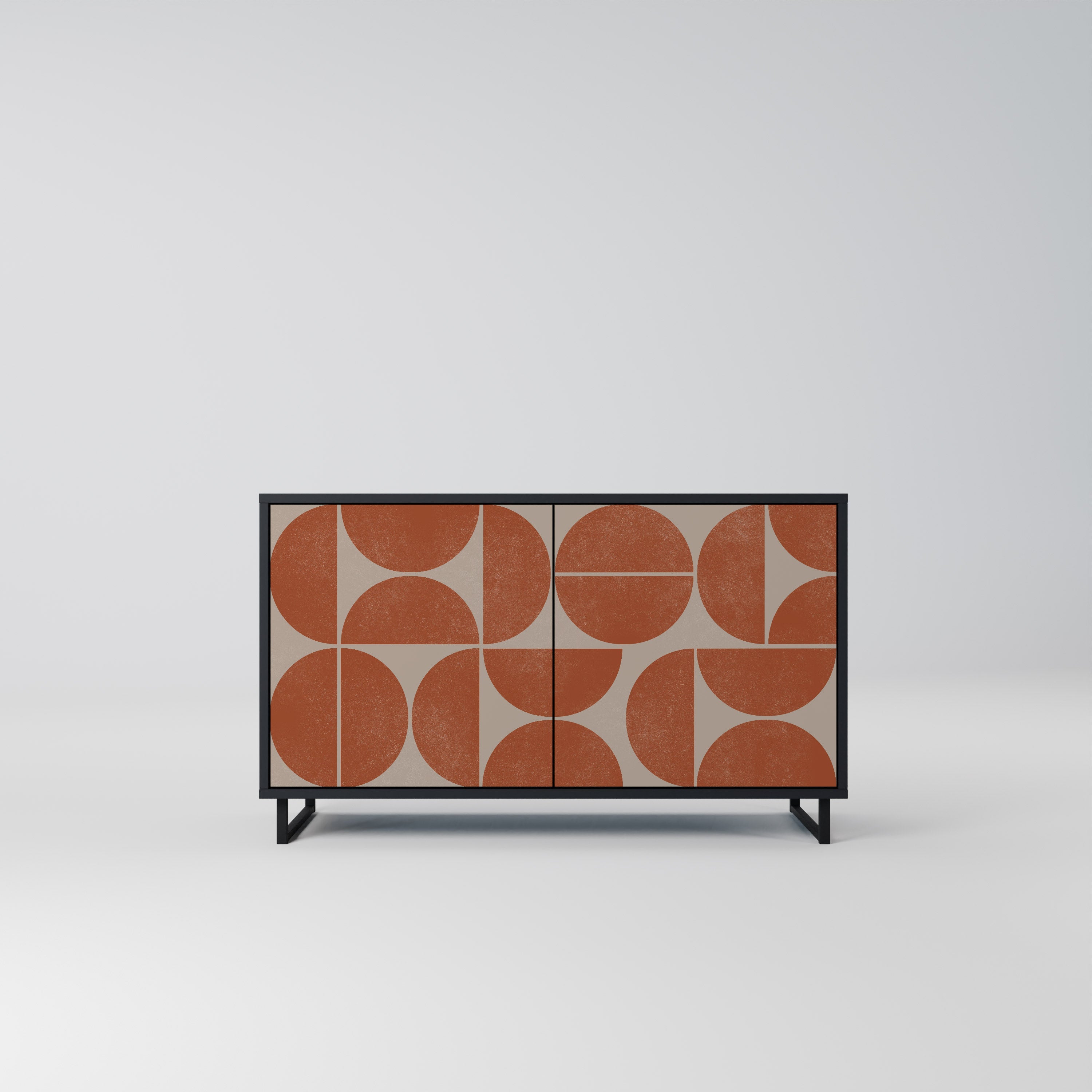 Buffet 2 portes REPETITION COMPULSION en finition noire