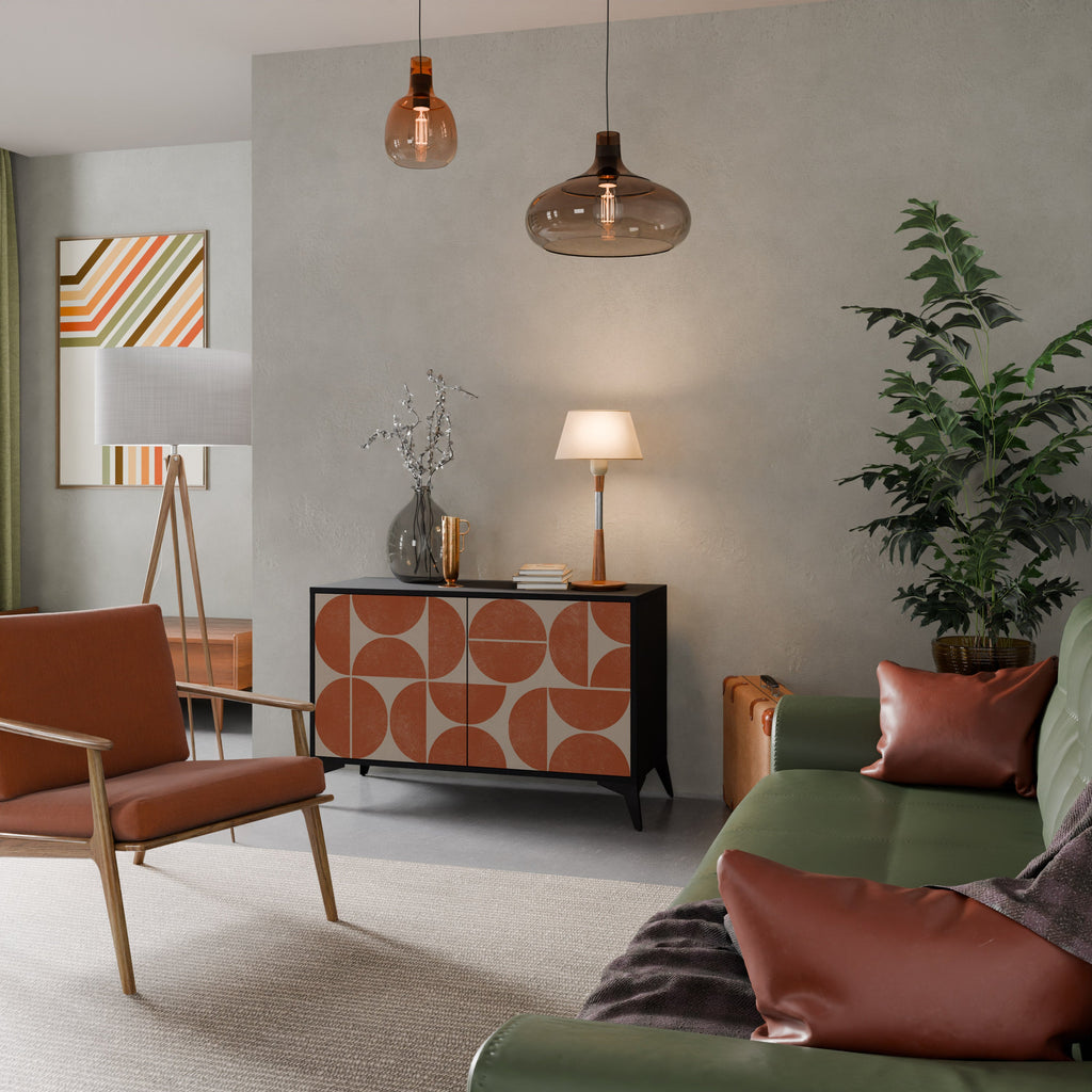 Buffet 2 portes REPETITION COMPULSION en finition noire