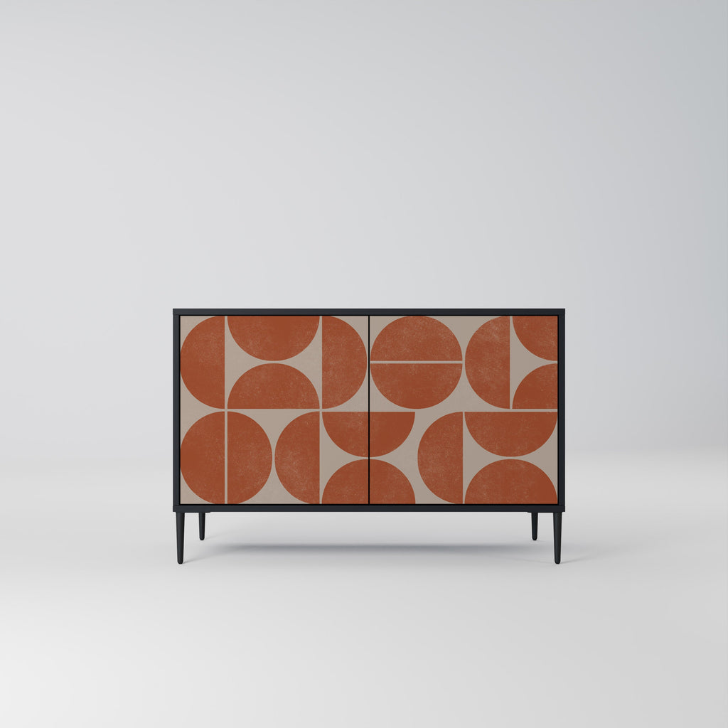 Buffet 2 portes REPETITION COMPULSION en finition noire