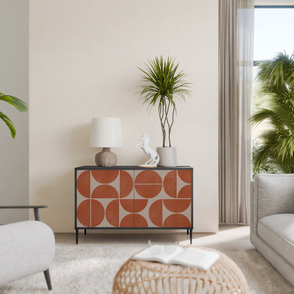 Buffet 2 portes REPETITION COMPULSION en finition noire