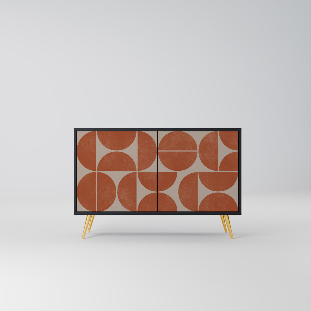 Buffet 2 portes REPETITION COMPULSION en finition noire