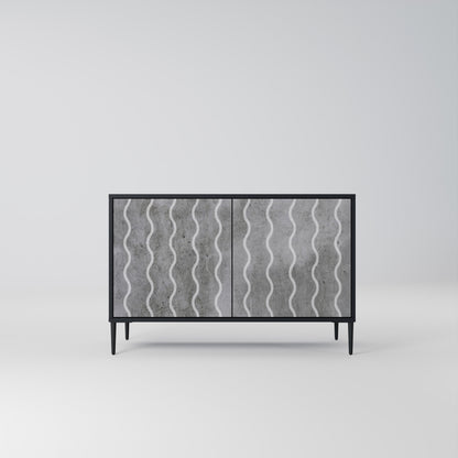 WAVES OF CONCRETE 2-Door Sideboard