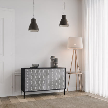 WAVES OF CONCRETE 2-Door Sideboard